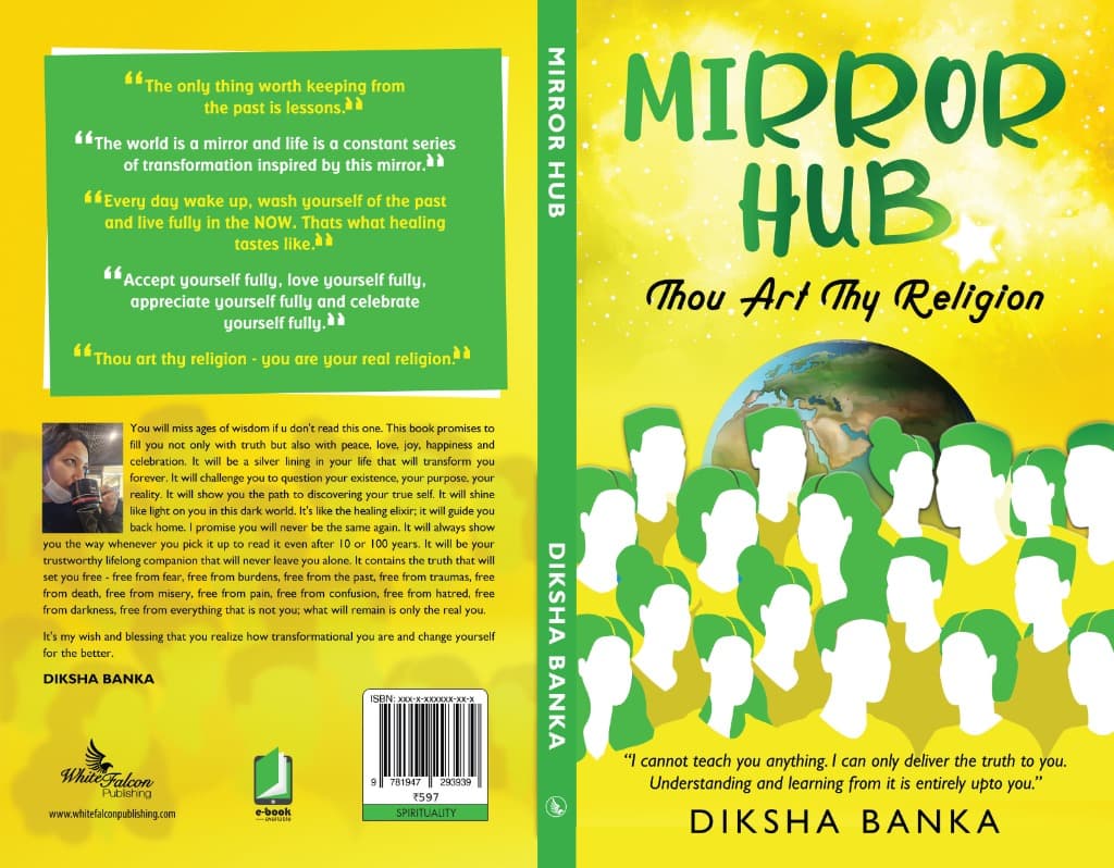 Mirror Hub Book Cover by Diksha Banka