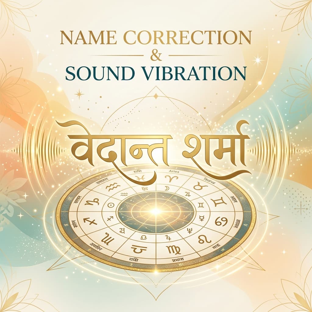 Name Correction Calligraphy Illustration